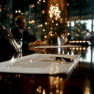  A first-person perspective of a high-stakes negotiation.