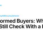 AI-Informed Buyers: Why 69% Still Check With a Rep