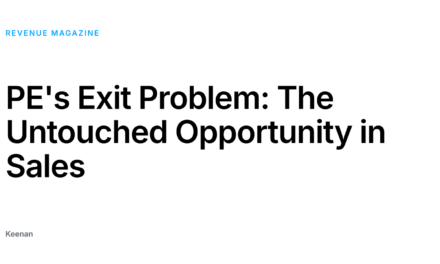 PE’s Exit Problem: The Untouched Opportunity in Sales